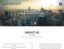 Tablet Screenshot of krisfinsoftware.com